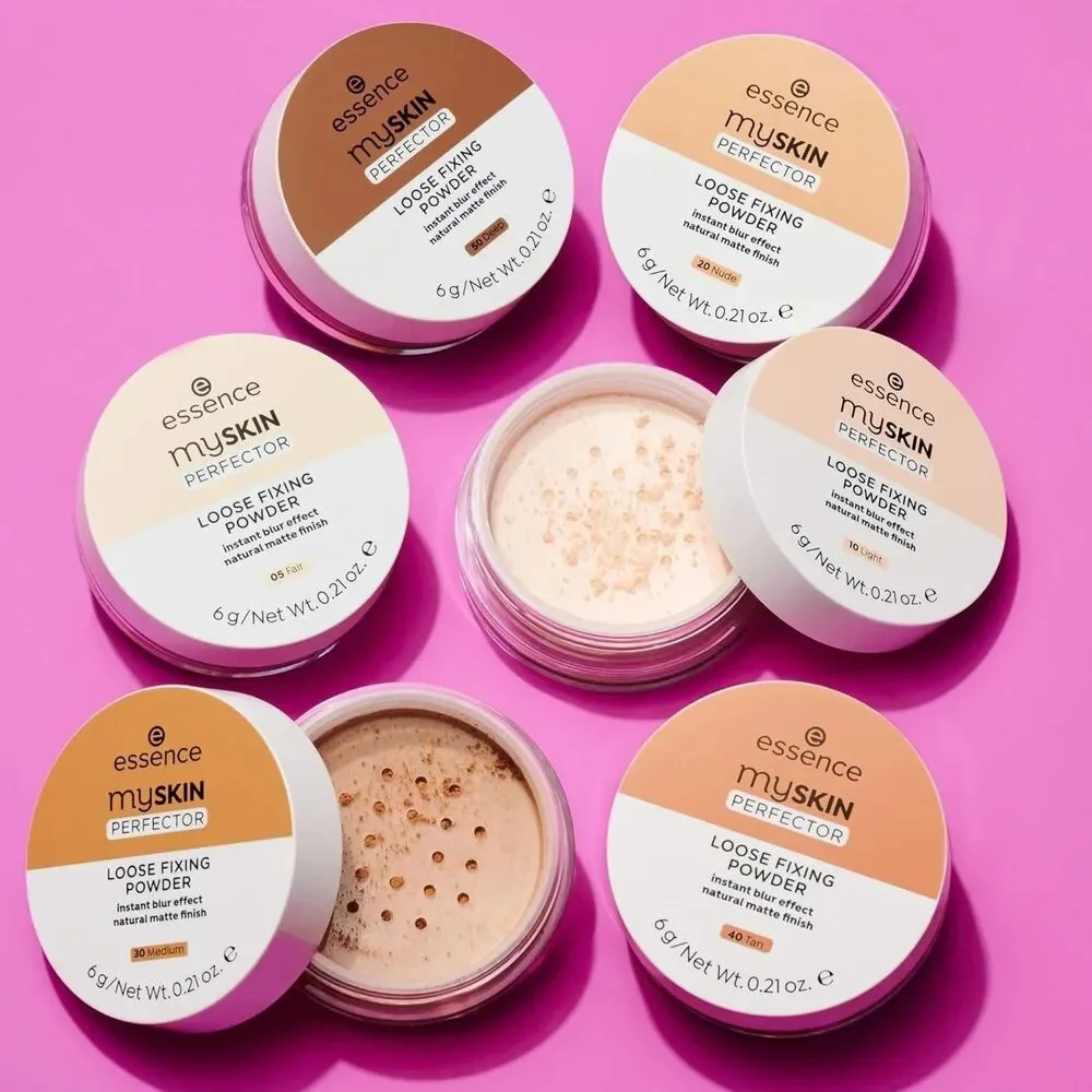 essence | My Skin Perfector Loose Fixing Powder | Instant Blur Effect - 40 TAN